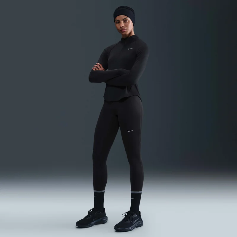 Nike black Women's Tempo Dri-FIT 7/8 Running Leggings for Women | Best Price UAE